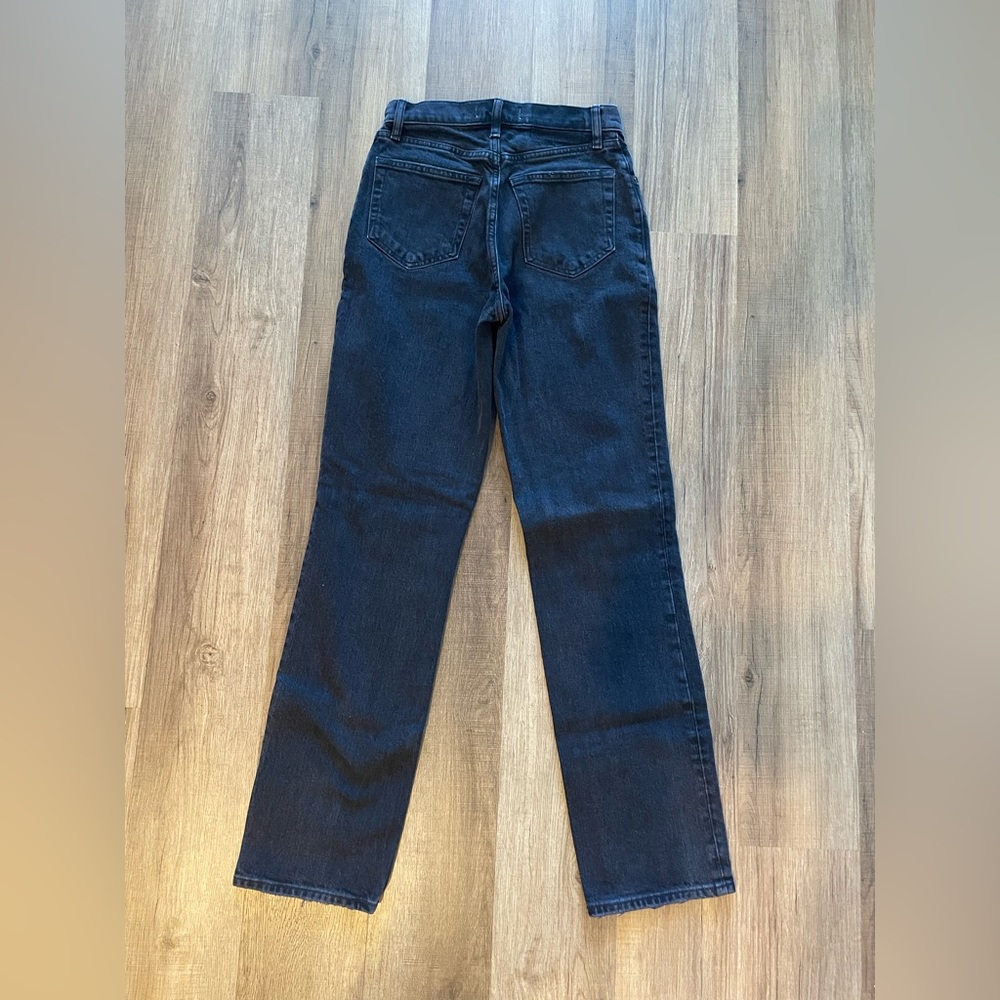 Abercrombie & Fitch 90s Straight Ultra High Rise Black Jeans